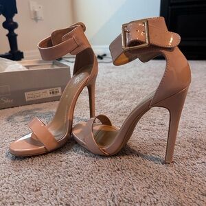 Nude “blush” High Heels. Wore once. Size 7 “zoanna twice fun”